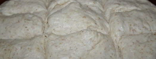 нежный хлебушек на кефире с пшеничными отрубями. Шаг 7