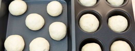 порционный банановый хлеб на сухих дрожжах. Шаг 14