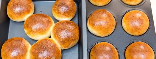 порционный банановый хлеб на сухих дрожжах. Шаг 16