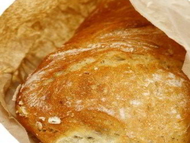 Рецепт постного хлеба из спельтовой муки с луком