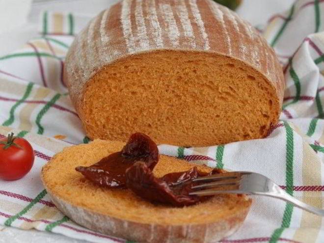 Рецепт томатного хлеба