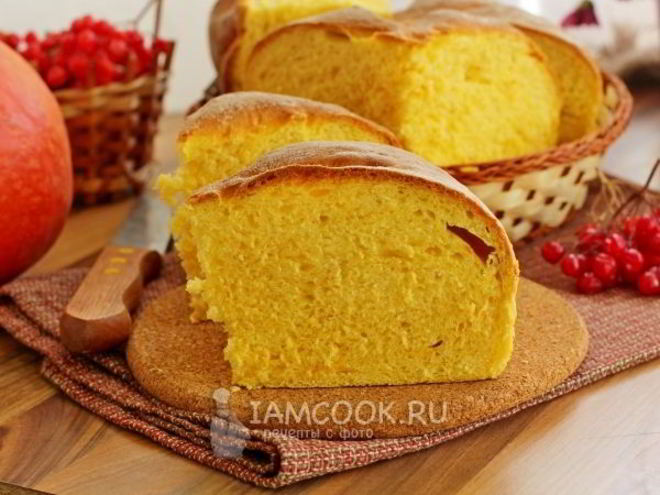 Рецепт тыквенного хлеба в хлебопечке
