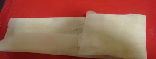 хрустящие конвертики с шоколадом. Шаг 5