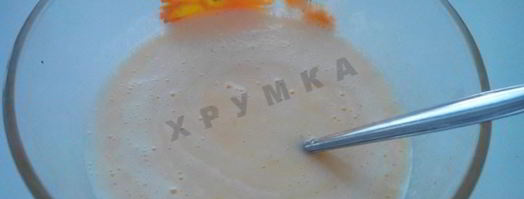 хворост на сметане. Шаг 3