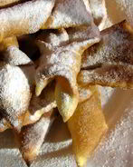 Хворост с кукурузной мукой