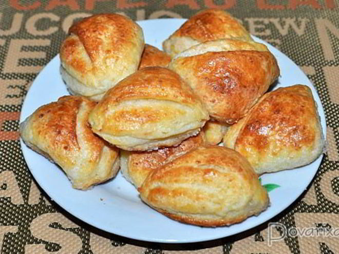 Рецепт конвертиков из творожного теста