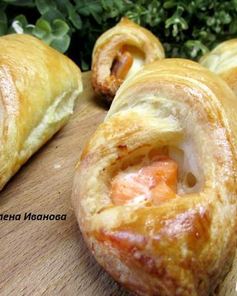 Конвертики с семгой