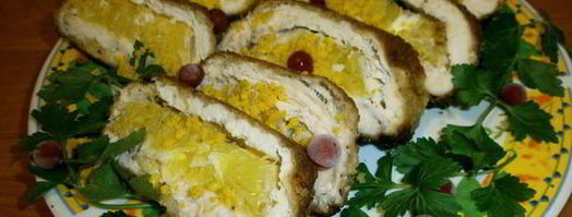 куриные конвертики с апельсинами. Шаг 12