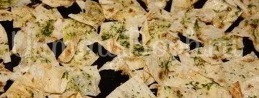 чипсы из лаваша. Шаг 4