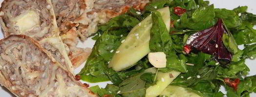 гречка с куриной печенью в лаваше. Шаг 12