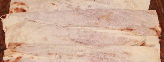 гречка с куриной печенью в лаваше. Шаг 7