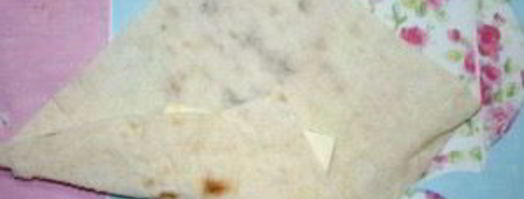 конверты из лаваша с сыром. Шаг 4