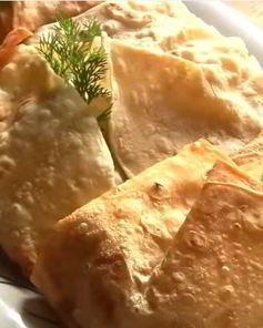 Курица с картофелем в лаваше