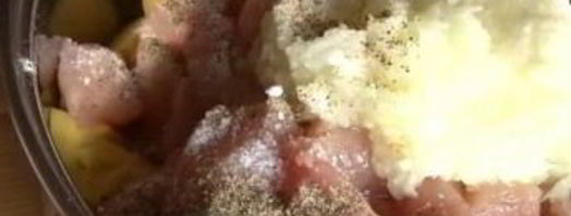 курица с картофелем в лаваше. Шаг 5