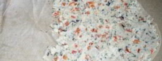 лаваш с адыгейским сыром. Шаг 3