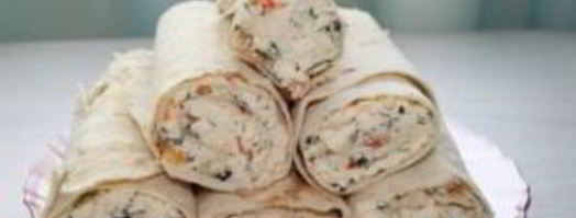 лаваш с адыгейским сыром. Шаг 4