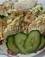 Лаваш с двумя начинками