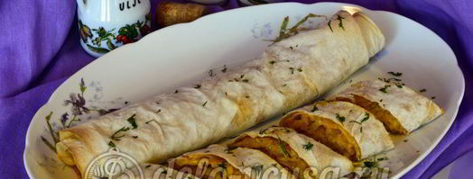 лаваш с капустой в духовке. Шаг 8