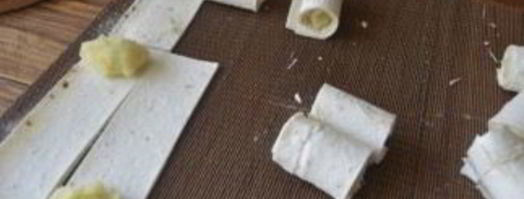 лаваш с картофельным пюре. Шаг 5