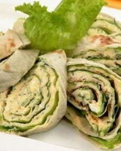 Лаваш с курицей и сыром