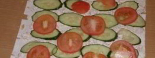 лаваш с курицей и сыром. Шаг 10