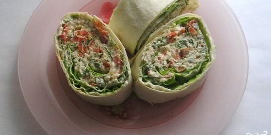 Лаваш с курицей