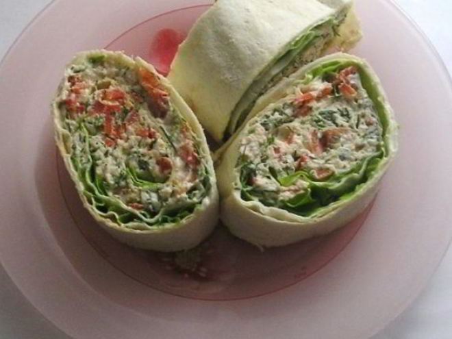 Рецепт лаваша с курицей