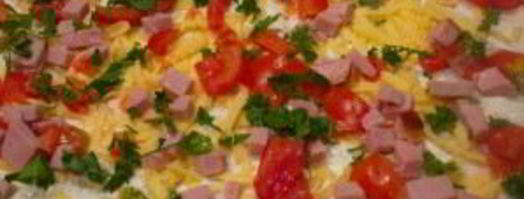 лаваш с начинкой, жаренный на сковороде. Шаг 4