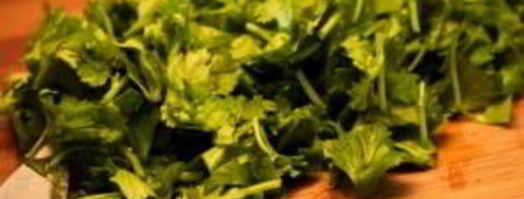 лаваш с сулугуни и кинзой. Шаг 3