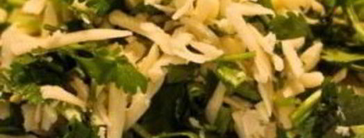 лаваш с сулугуни и кинзой. Шаг 4