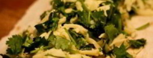 лаваш с сулугуни и кинзой. Шаг 8