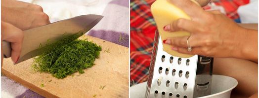 лаваш с сыром и помидорами на гриле. Шаг 3