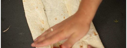 лаваш с сыром и помидорами на гриле. Шаг 8