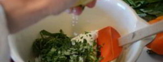 лаваш с сыром и зеленью. Шаг 4