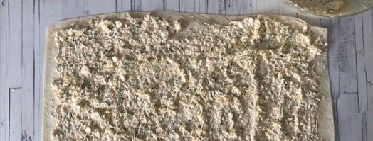 лаваш с творогом и сыром в духовке. Шаг 7