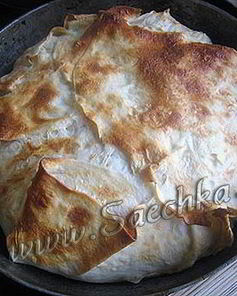 Лаваш с творогом и сыром