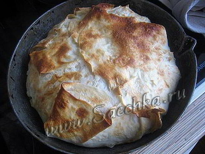 Рецепт лаваша с творогом и сыром