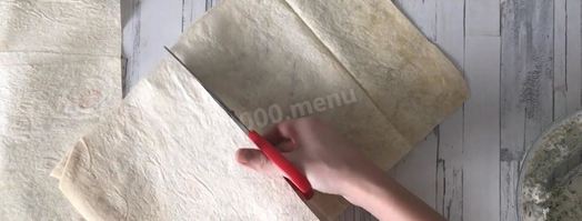 лаваш с творогом и зеленью быстро и вкусно. Шаг 6