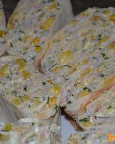 Лаваш с ветчиной и сыром