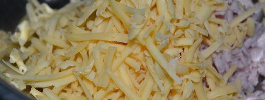 лаваш с ветчиной и сыром. Шаг 3