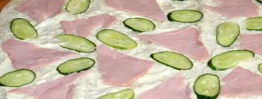 лаваш с ветчиной. Шаг 4