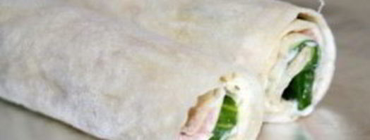 лаваш с ветчиной. Шаг 5