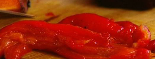 лаваш со сладким перцем, тыквой и авокадо. Шаг 7