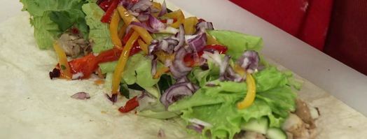 ролл в лаваше. Шаг 4