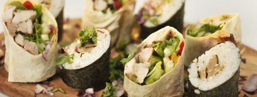 ролл в лаваше. Шаг 5