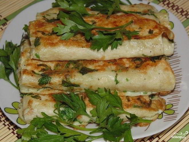 Рецепт рулетиков из лаваша жареные