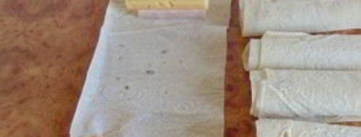 рулетики из лаваша жареные. Шаг 6