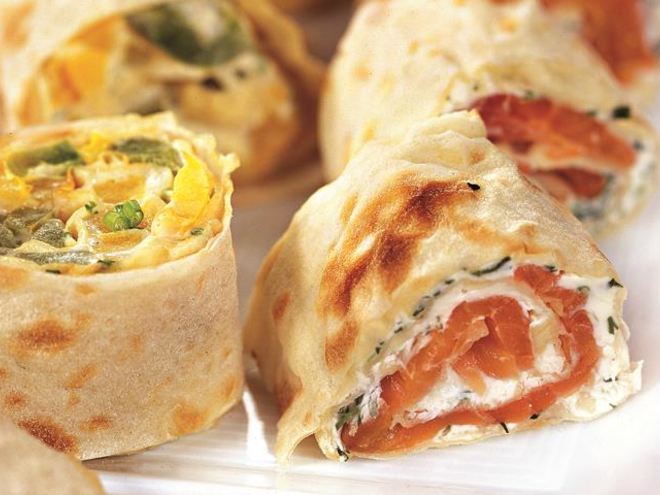 Рецепт рулетов из лаваша с разными начинками