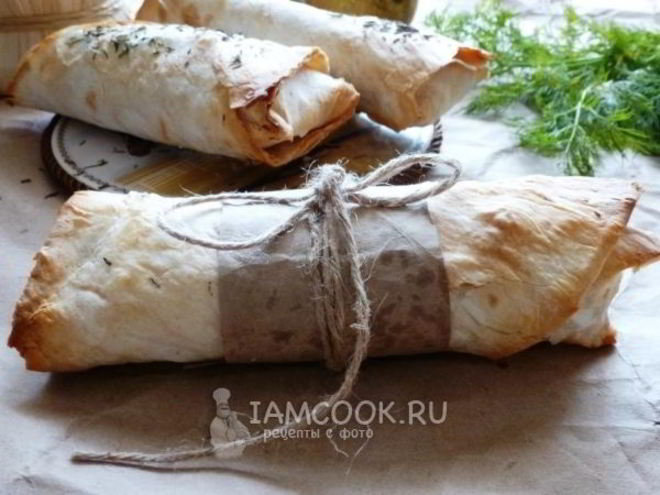 Рецепт сосиски в лаваше с сыром и огурчиком