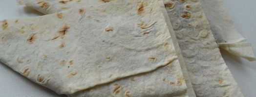 треугольнички из лаваша с картофелем и грибами. Шаг 3